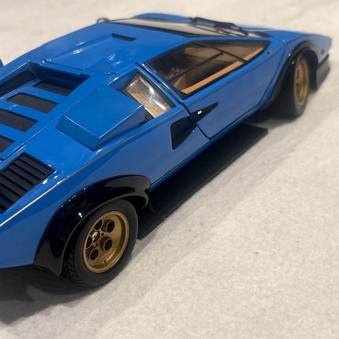 【ジャンク品】京商 1/18 カウンタック LP500S WW ブルー