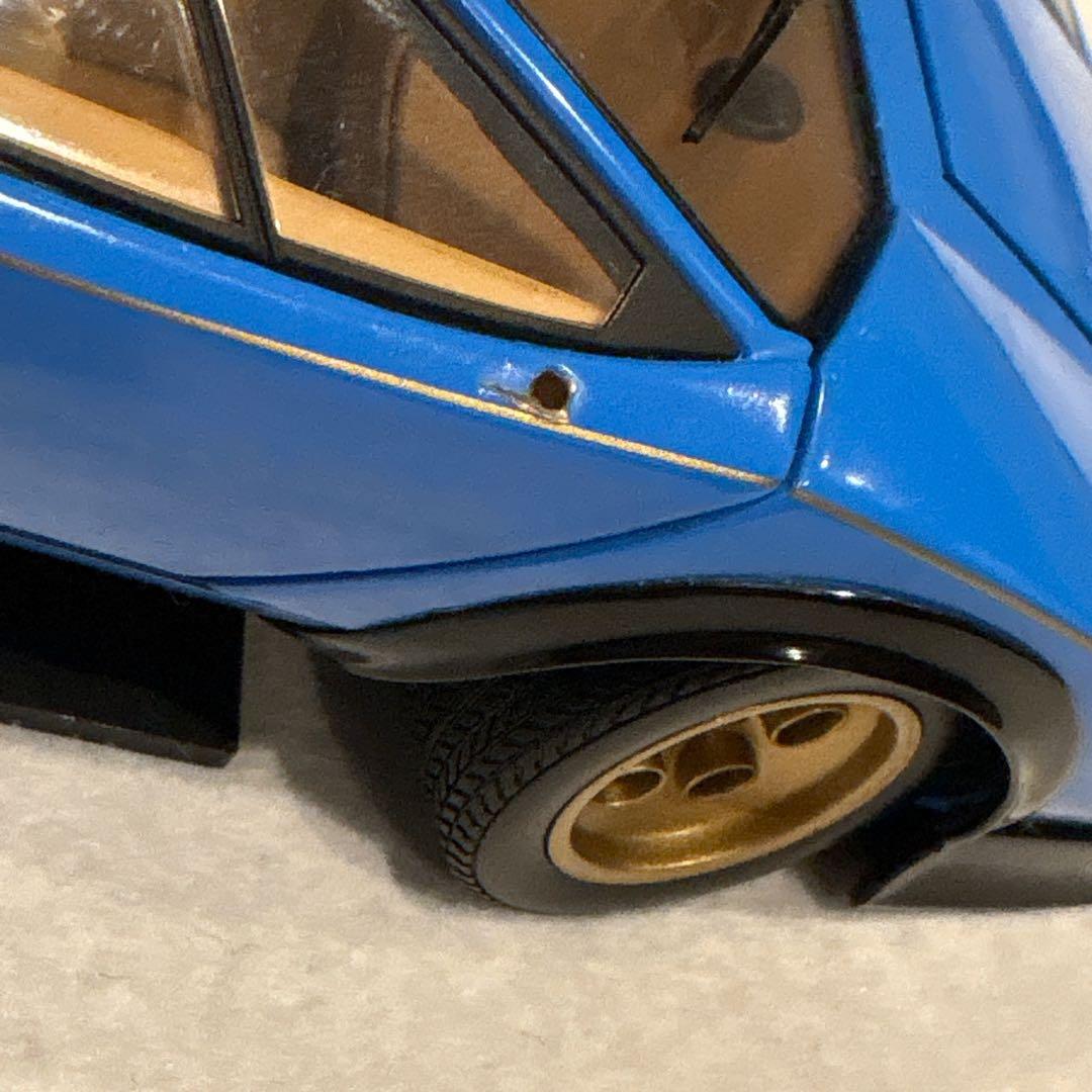 【ジャンク品】京商 1/18 カウンタック LP500S WW ブルー