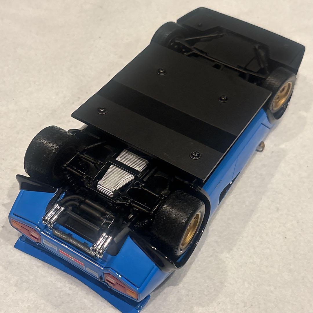 【ジャンク品】京商 1/18 カウンタック LP500S WW ブルー