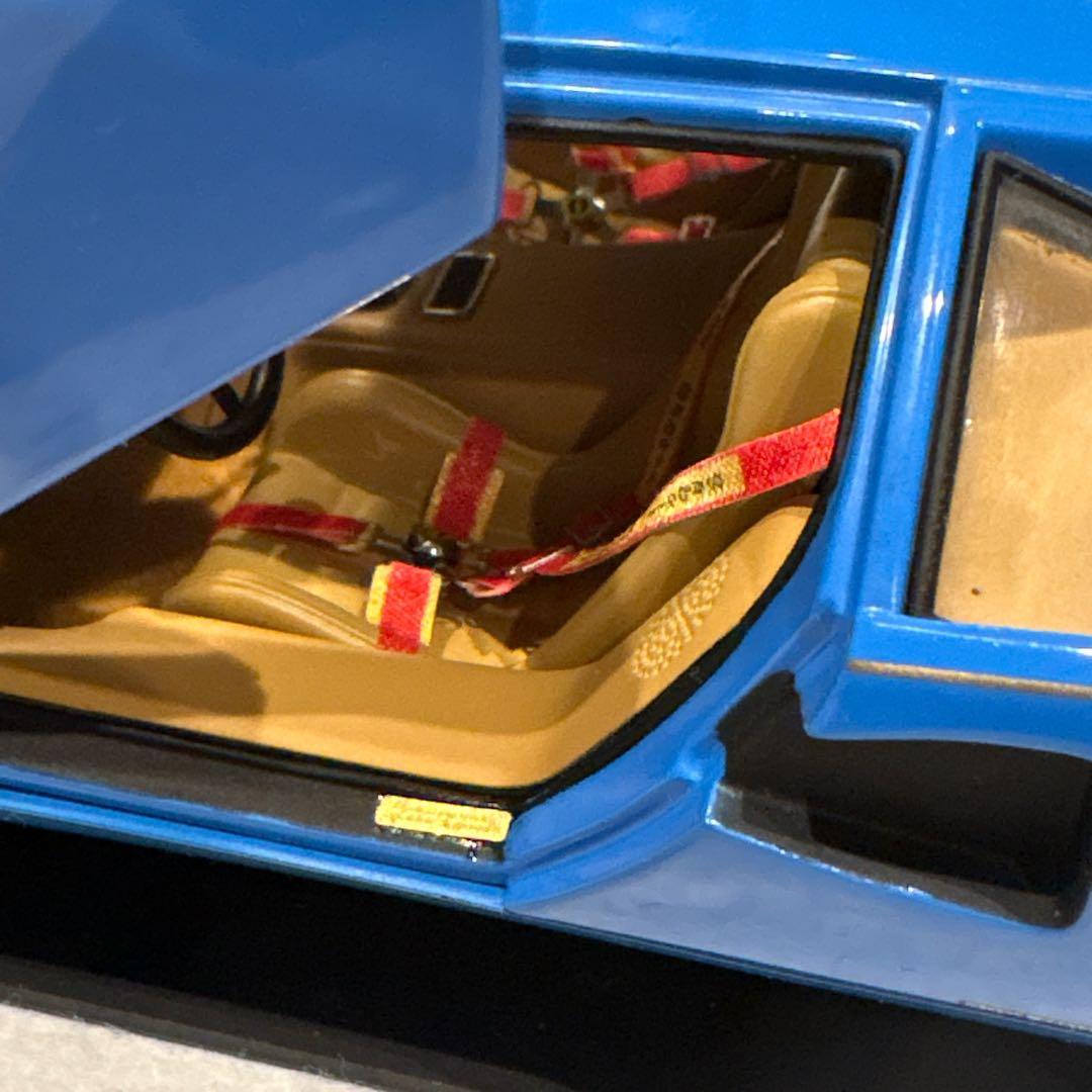 【ジャンク品】京商 1/18 カウンタック LP500S WW ブルー