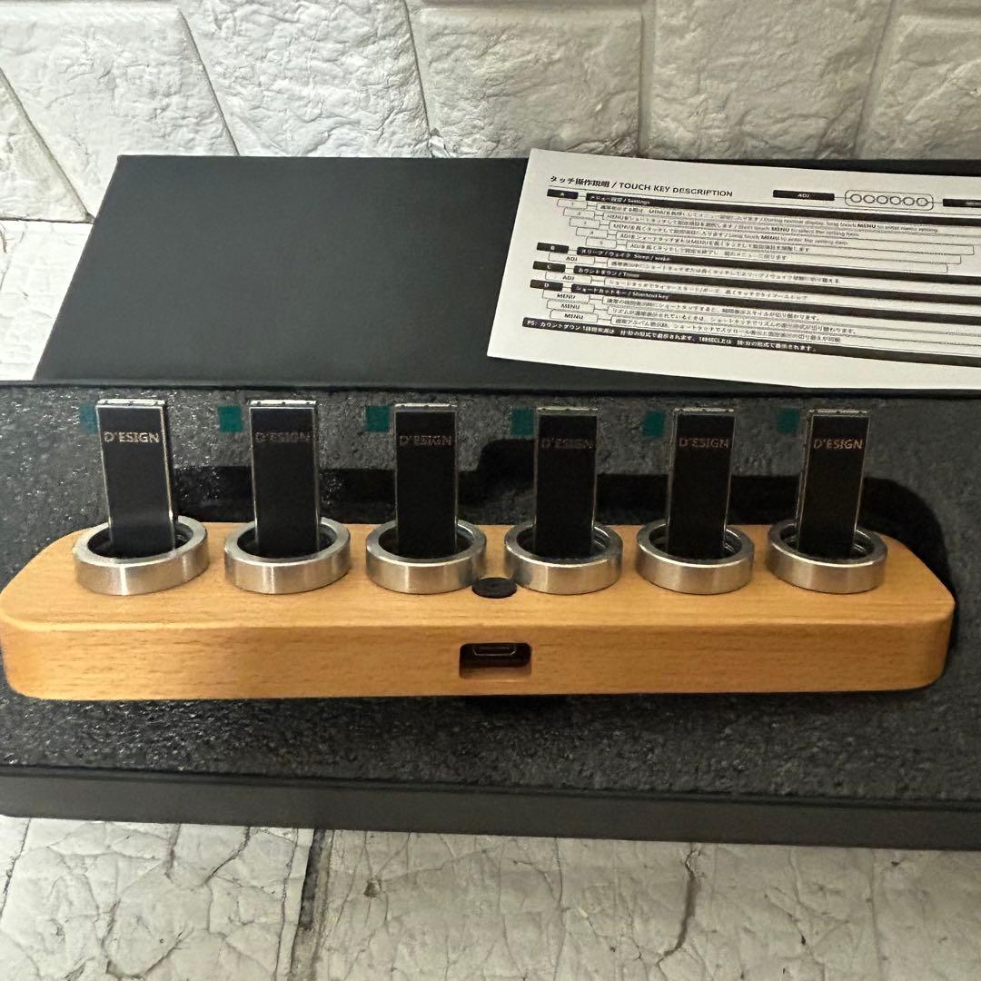 新品未使用！ ニキシー管 時計 D'ESIGN LEDイルミネーション
