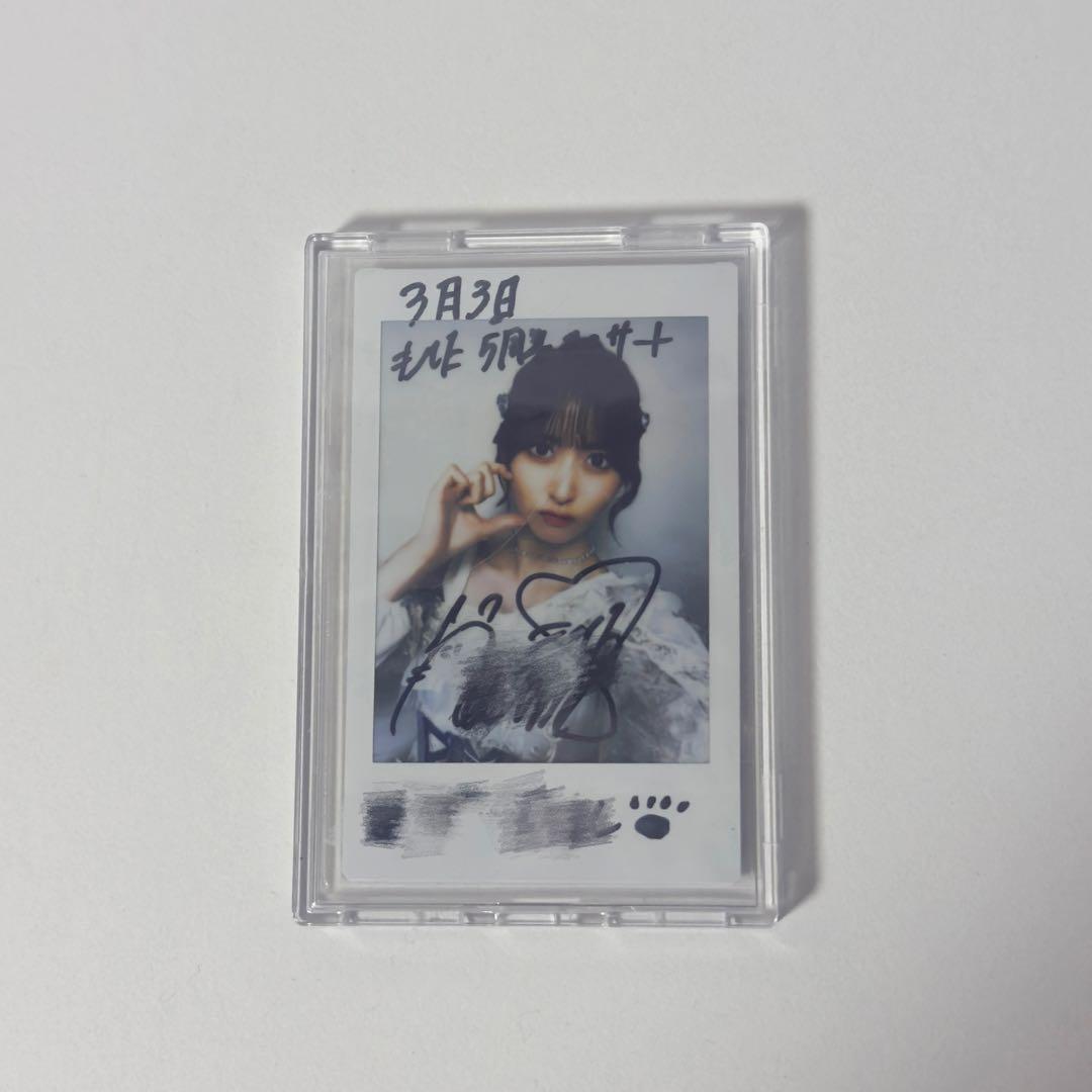 ノイミー 川中子奈月心 抽選会 直筆サイン入りチェキ