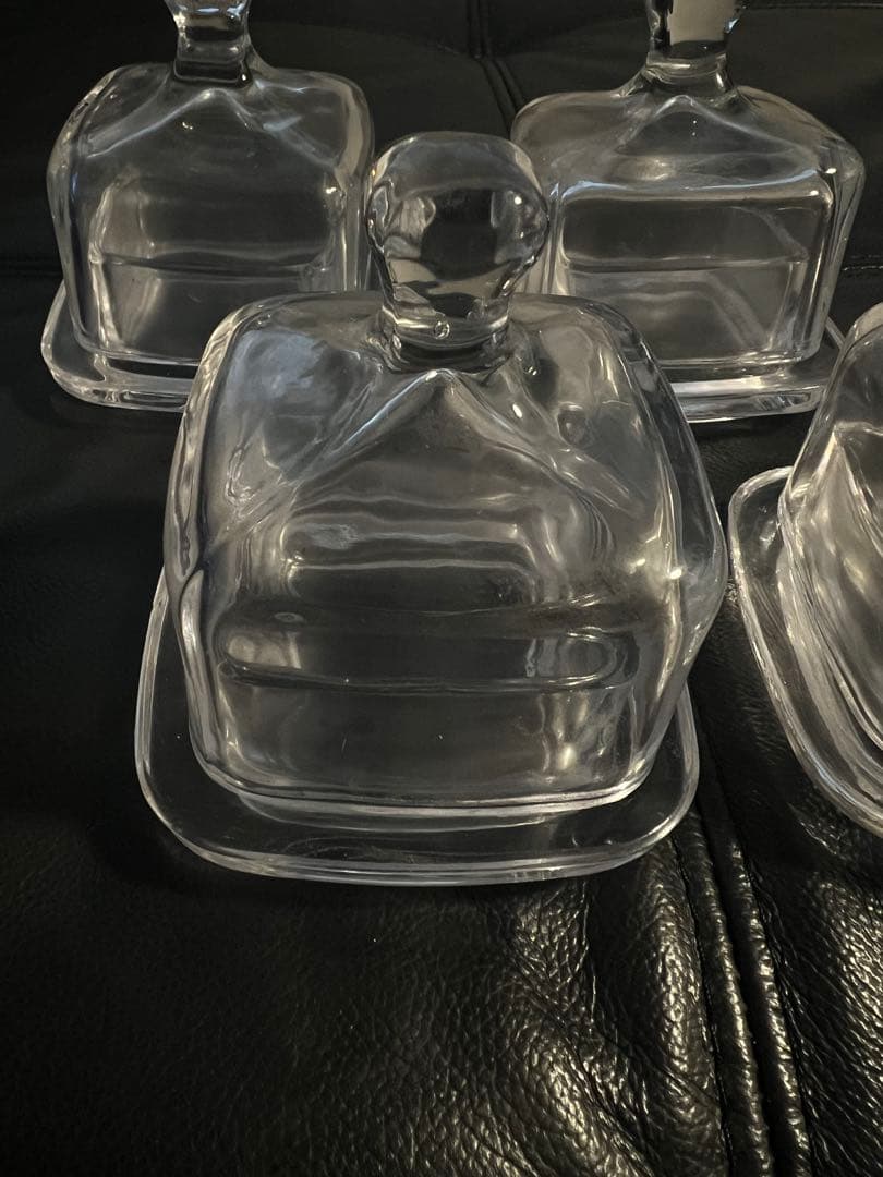 zip様【未使用】ガラスドーム　4個セット　お重　おまとめ