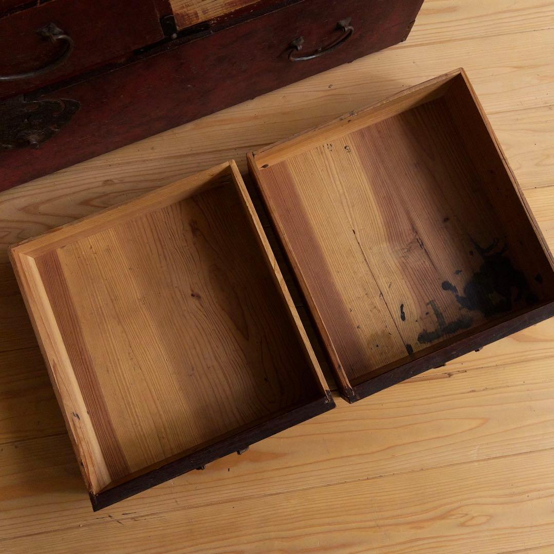 収納棚　横幅約115㎝　M043　古道具　古家具　ビンテージ　アンティーク