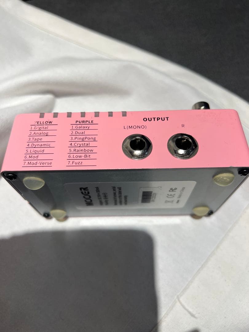 ギター MOOER DELAY D7