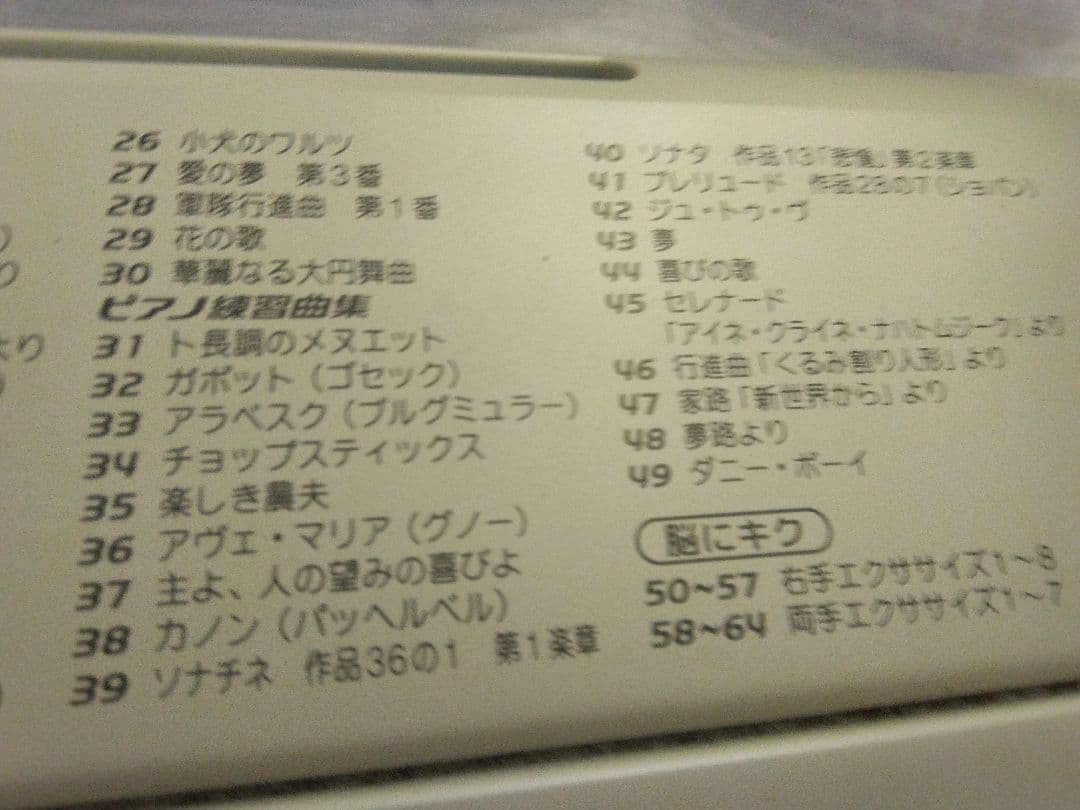 カシオ電子ピアノナビゲーションLK203TV