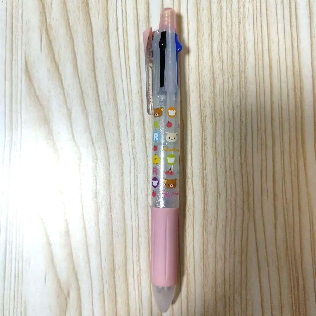 SARASA3＋S リラックマ 多機能ボールペン（黒・赤・青＋シャープペン)