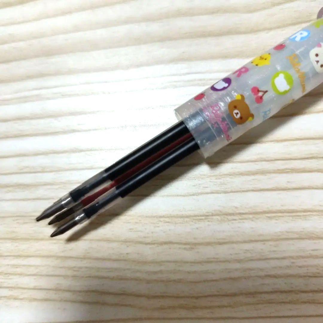 SARASA3＋S リラックマ 多機能ボールペン（黒・赤・青＋シャープペン)