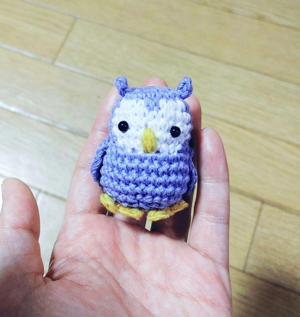 あみぐるみ　ふくろう　【受注製作になります】