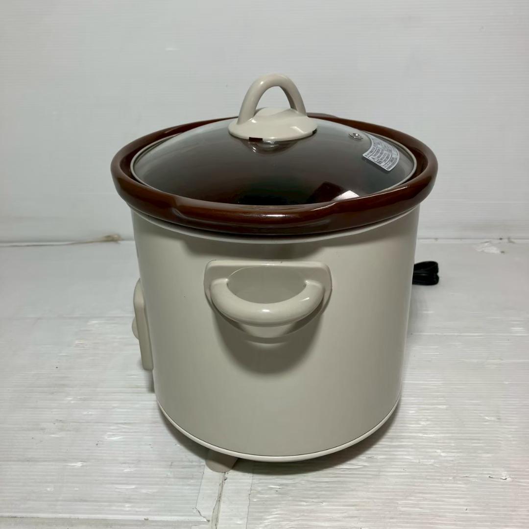【綺麗】ツインバード EP-4717BR／3.0L／陶器なべ仕様〈K174〉