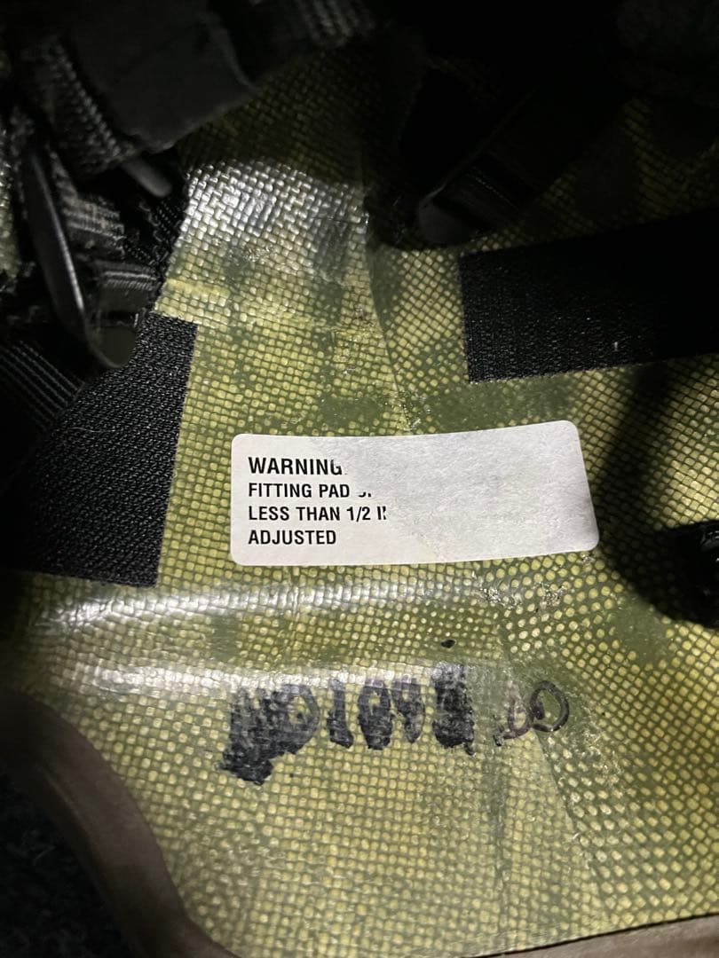 米軍実物 放出品 ACH ヘルメット & ブラケット&パット　カバー2点付き　L