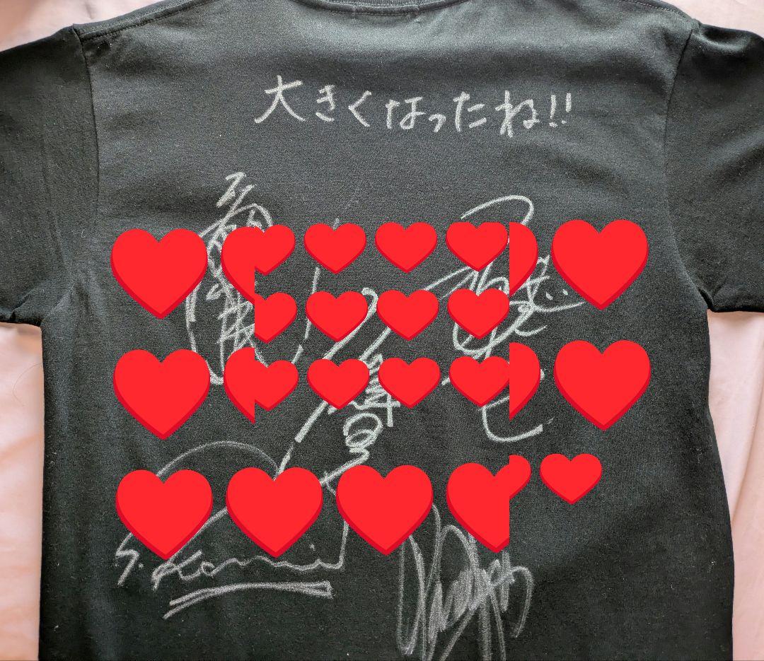 大*様 忍者戦隊カクレンジャー　直筆サイン入　Tシャツ黒M　未使用