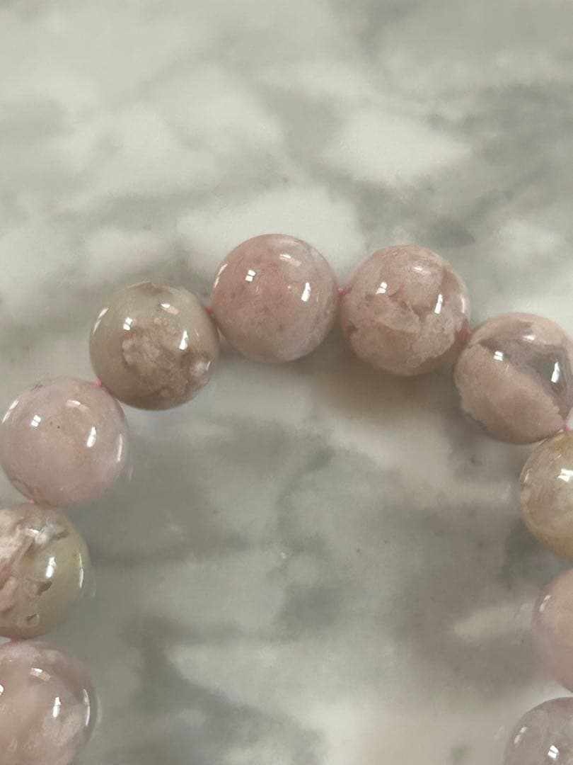 桜瑪瑙ブレスレット16ミリ