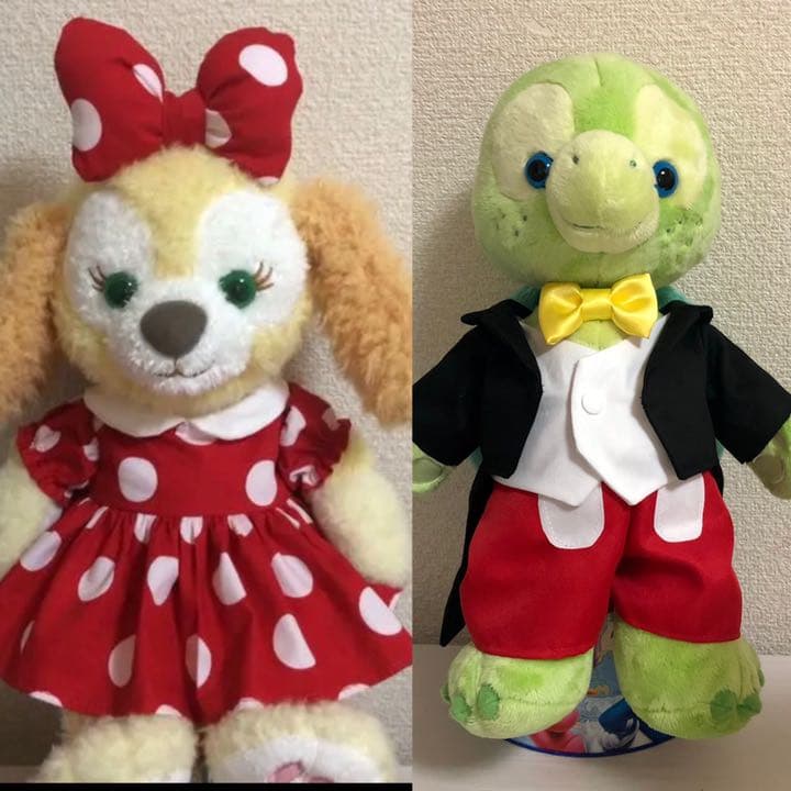受注生産ダッフィー シェリーメイ  ペアコスチューム