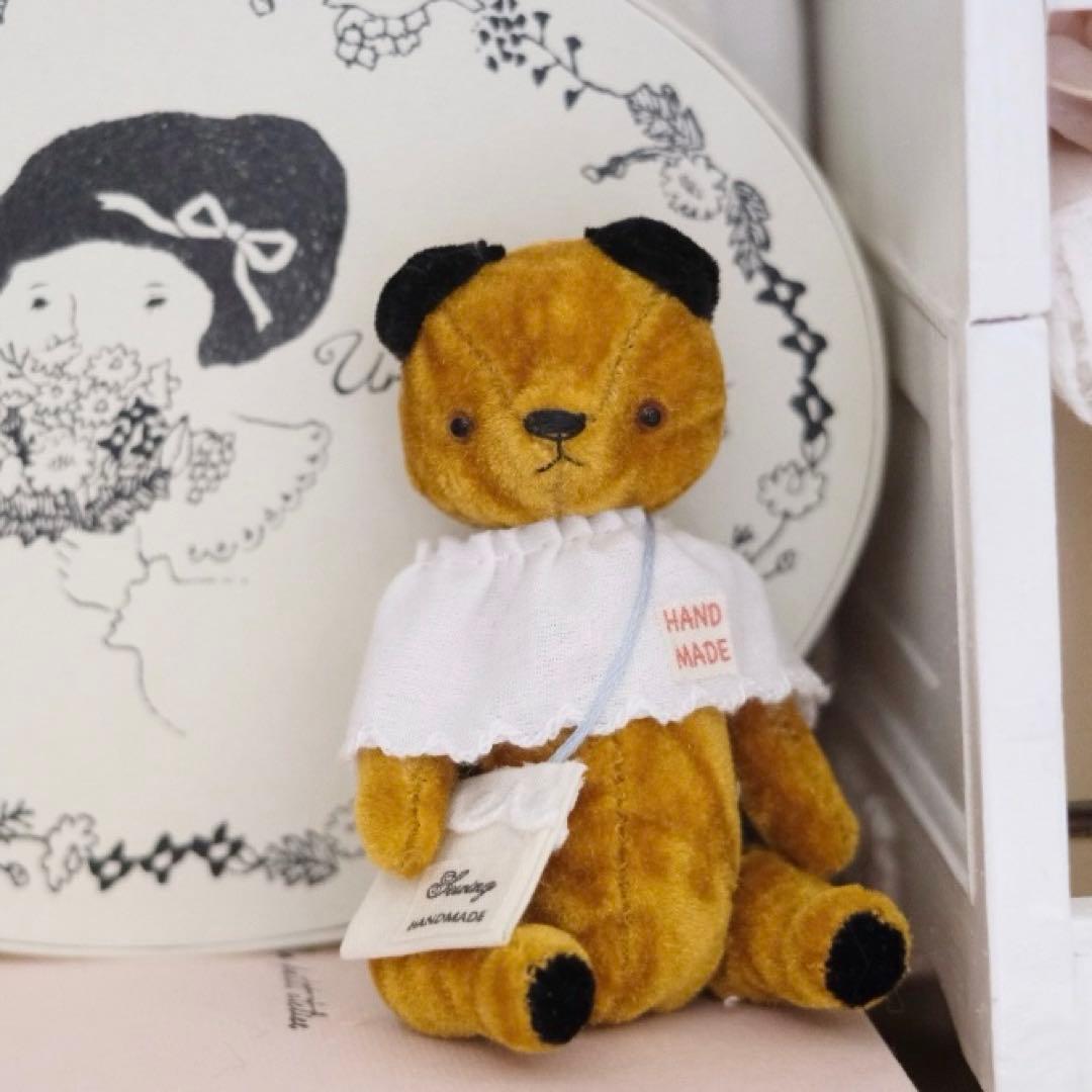 ヴィンテージライクテディベア ミニチュア ドールハウス 海外作家様 くま