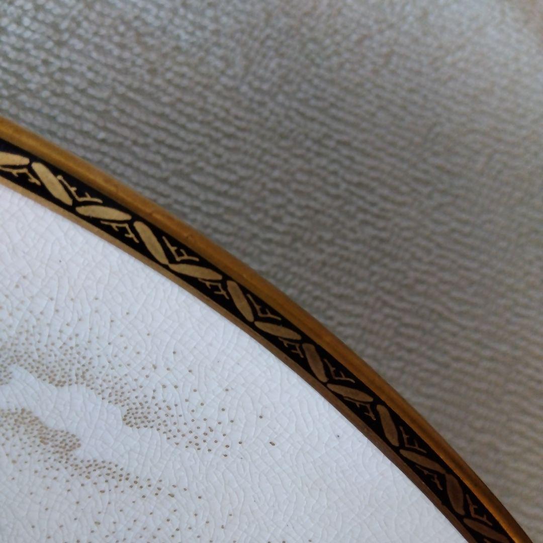 骨董　【神戸薩摩】　大名行列図　大皿