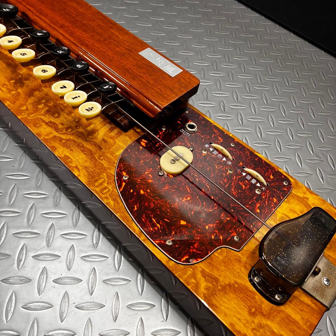 【美品】琴伝流 1弦 バス大正琴 キー ハードケース付 調律済 GOTOHペグ