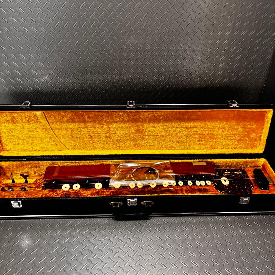 【美品】琴伝流 1弦 バス大正琴 キー ハードケース付 調律済 GOTOHペグ