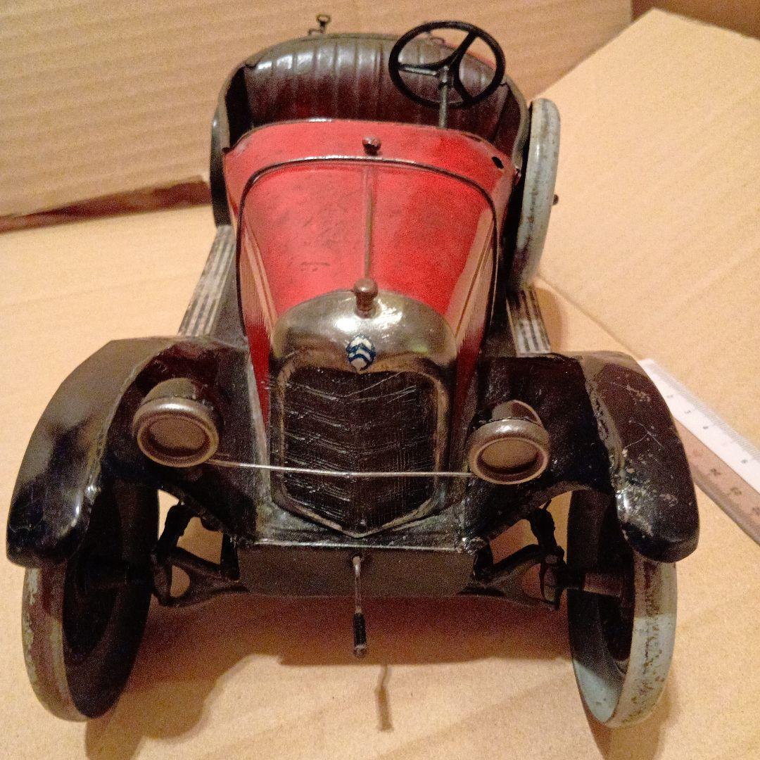 シトロエン　1926年 5CHEVAUX ブリキ　ビンテージ　ミニカー　30cm