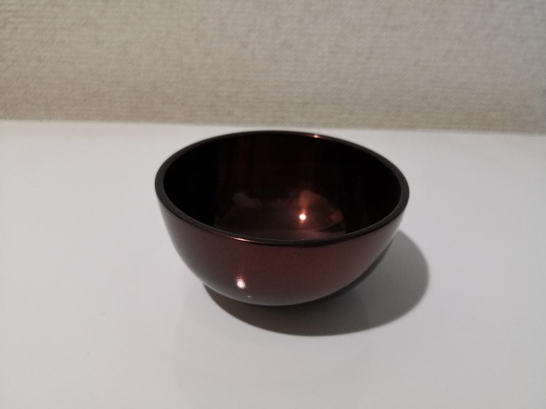 仏具　おりん（琴音りん２．５寸・あずき）　４点セット