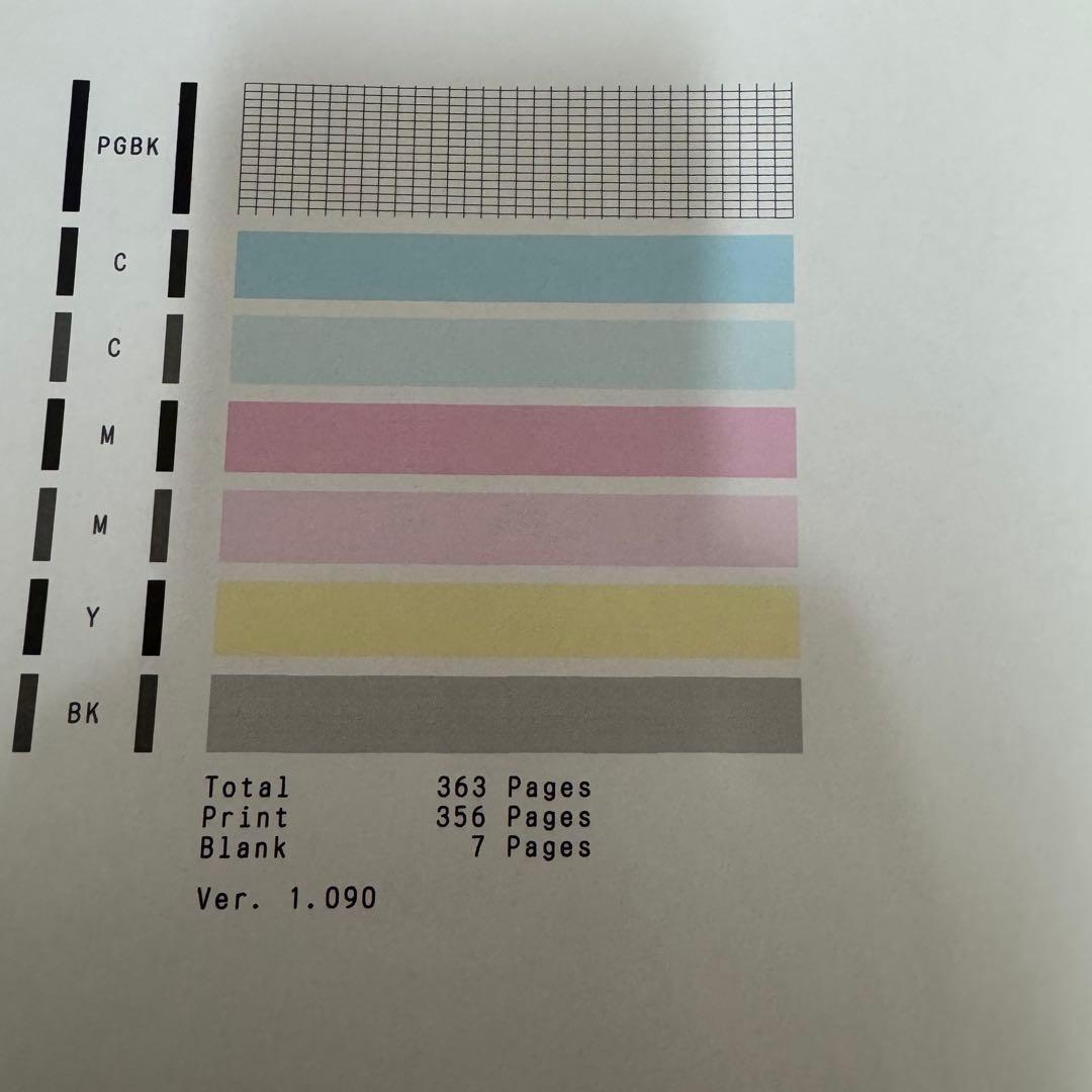 【ほぼ未使用品】印刷枚数363枚 Canon インクジェットTR9530 BK