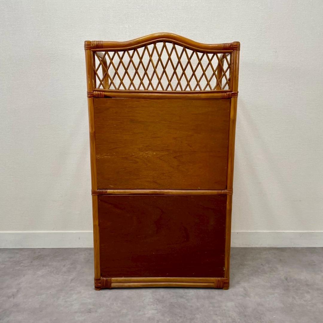 ヴィンテージ ラタンチェスト 5杯 籐家具 収納 ナチュラル レトロ ビンテージ