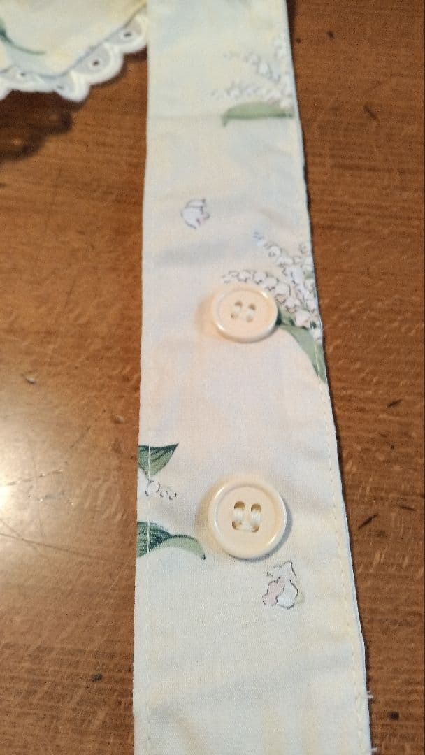 クリスチャン　ディオールエプロン　鈴蘭柄 未使用　 タグ付き