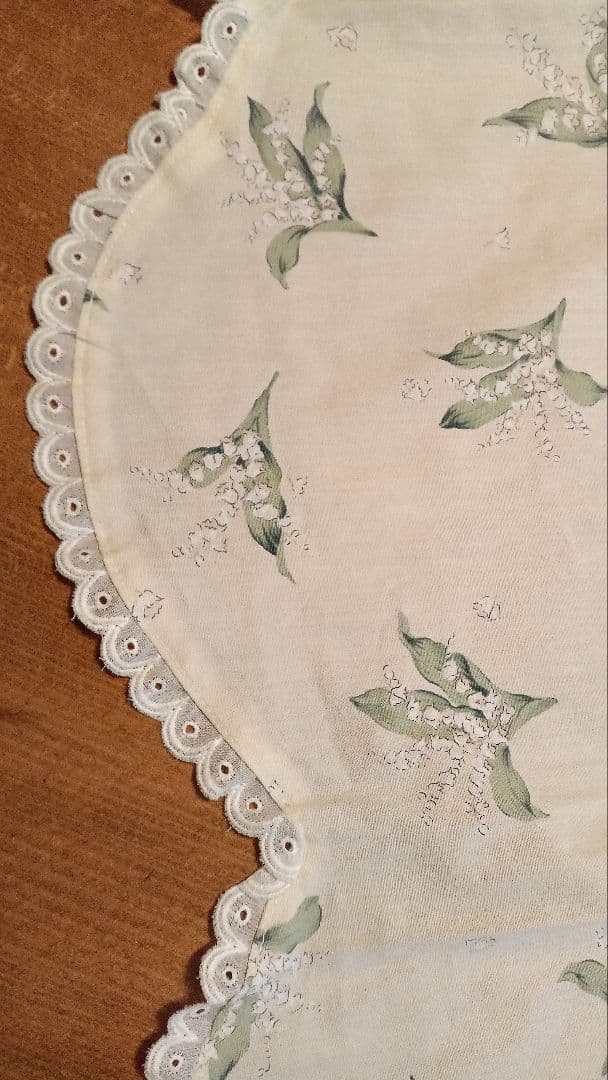 クリスチャン　ディオールエプロン　鈴蘭柄 未使用　 タグ付き