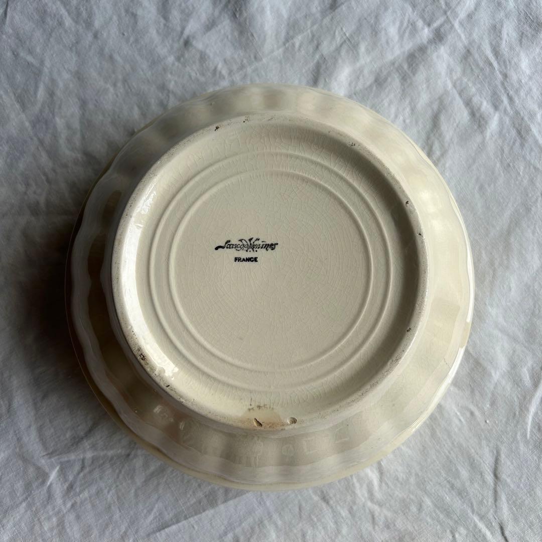 【レア】フランスアンティーク　サルグミンヌ　スタッキングボウル　特大　φ24