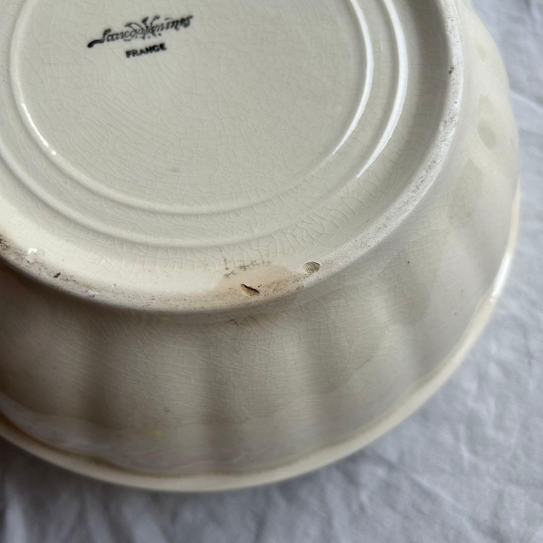 【レア】フランスアンティーク　サルグミンヌ　スタッキングボウル　特大　φ24