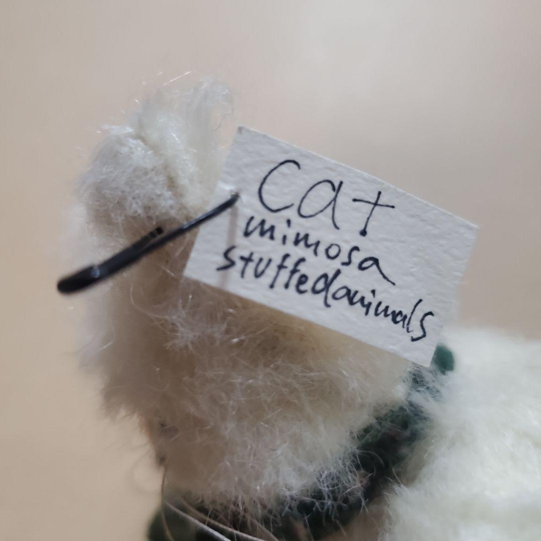 ハンドメイド作家猫ぬいぐるみマスコット mimosastuffedanimals
