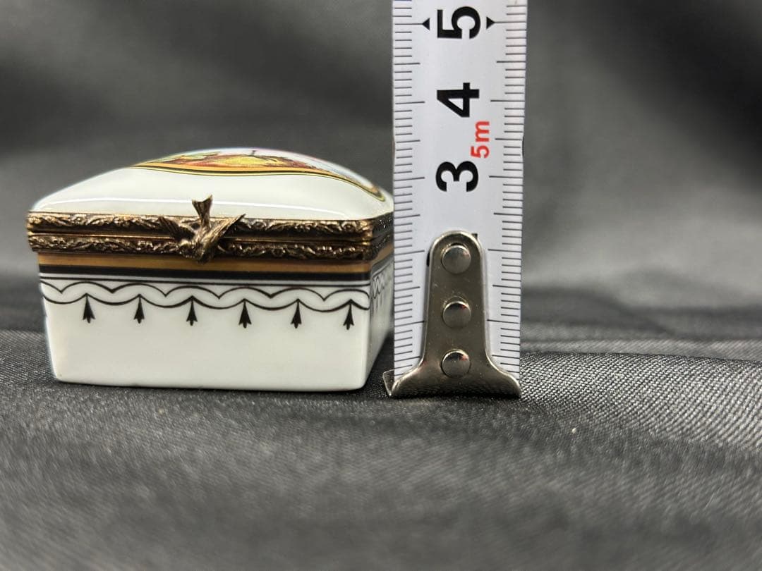 次*。様 【アンティーク】鳥　鳥柄　ケース　小物入れ　ジュエリーケース　アクセサ