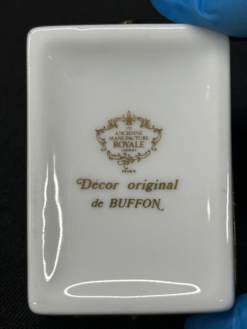 次*。様 【アンティーク】鳥　鳥柄　ケース　小物入れ　ジュエリーケース　アクセサ