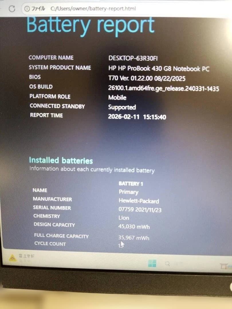 233 美品 HP ProBook 430 G8◆16GB◆SSD256GB