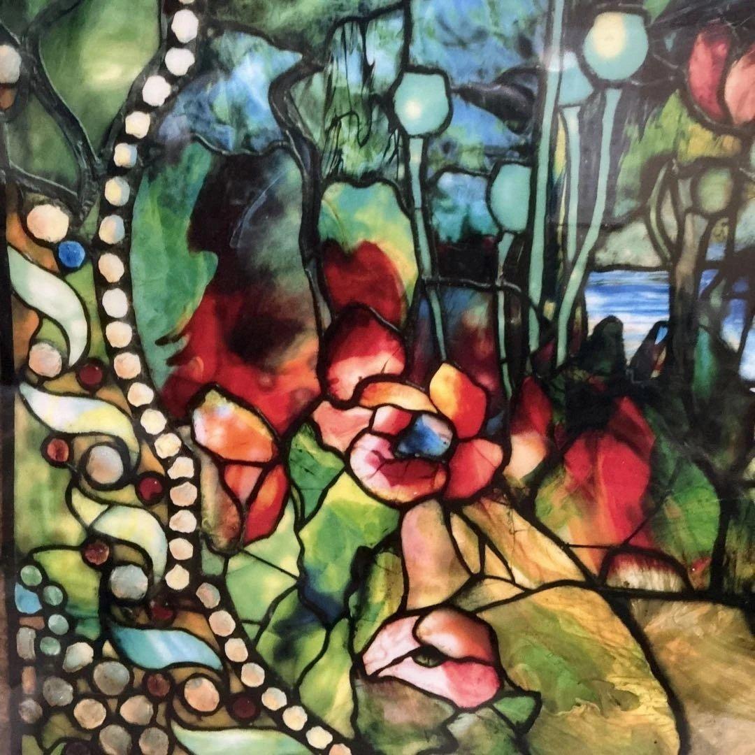 チリチリさん専用　Tiffany ステンドグラス ルイスCティ　アート 2004