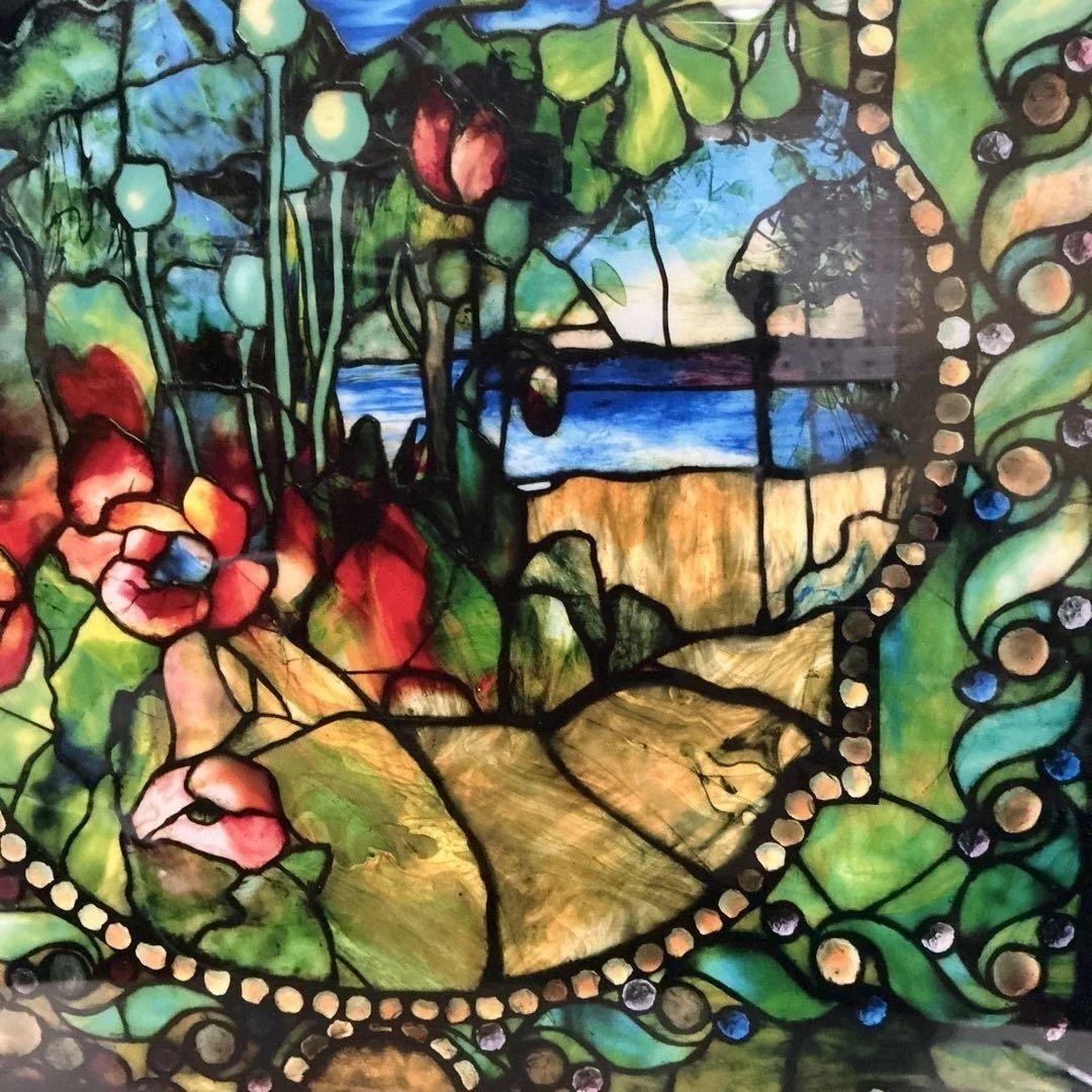 チリチリさん専用　Tiffany ステンドグラス ルイスCティ　アート 2004