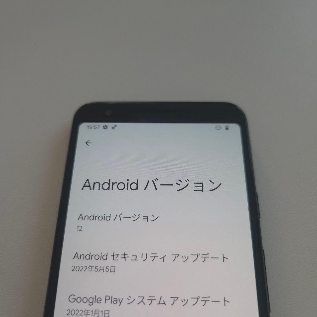 Google Pixel 3a アンドロイド12 シムフリー ４１０