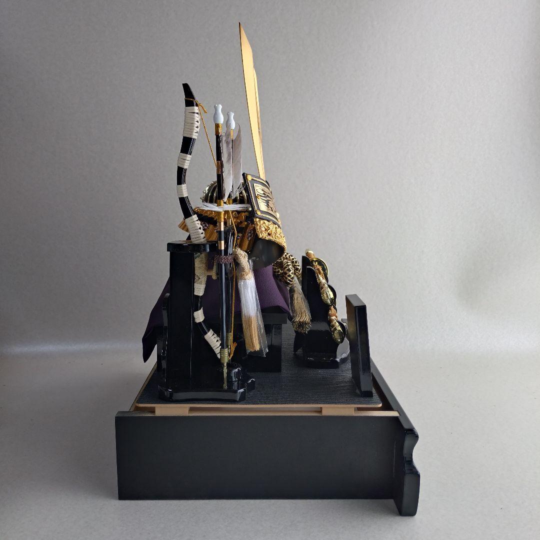 【未使用・保管品】五月人形 御兜 陣太刀 弓矢飾り 武光作