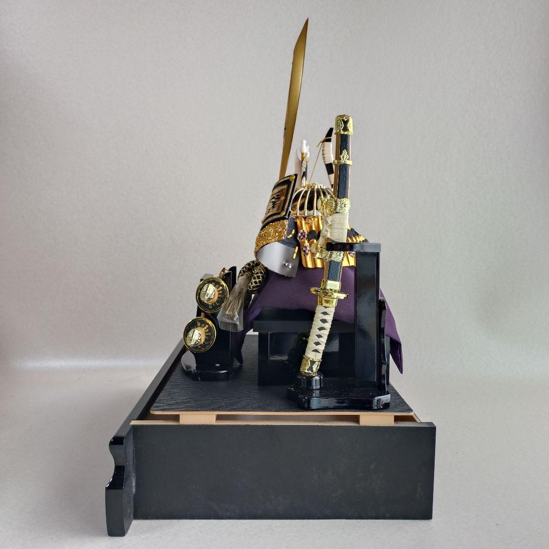 【未使用・保管品】五月人形 御兜 陣太刀 弓矢飾り 武光作