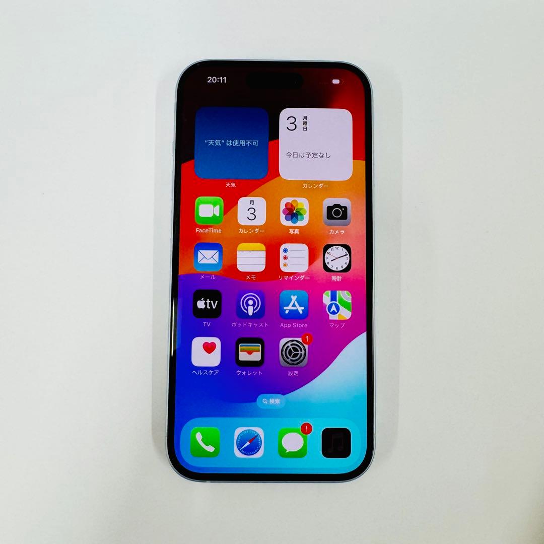 iPhone 15 128GB SIMフリー新品同様バッテリー98％