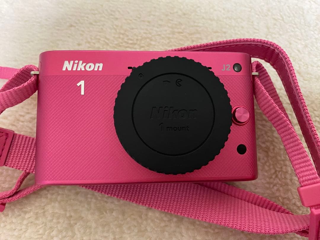 Nikon 1 J2 ニコン　ピンク ミラーレスカメラセット