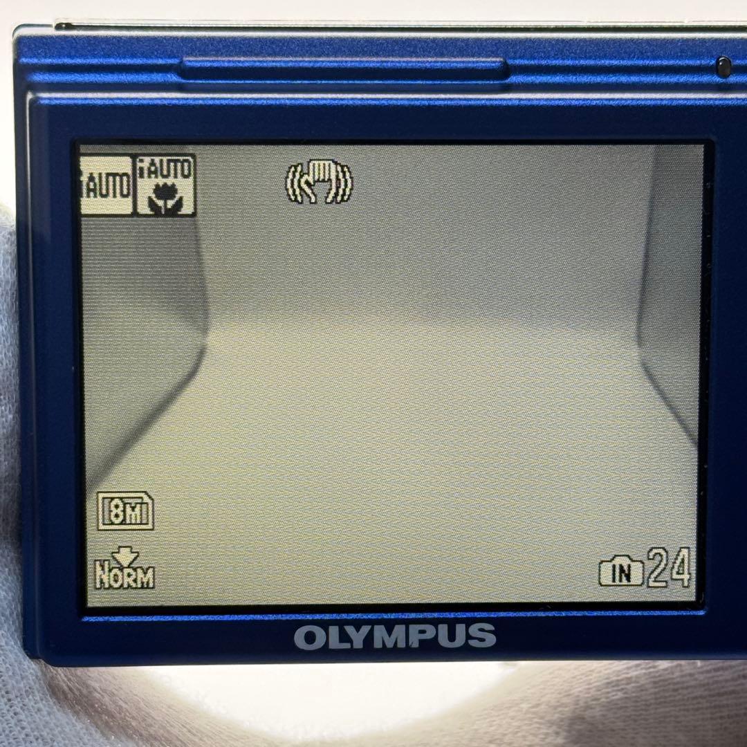 【美品 箱付】 OLYMPUS FE-370 青 オリンパス コンデジ