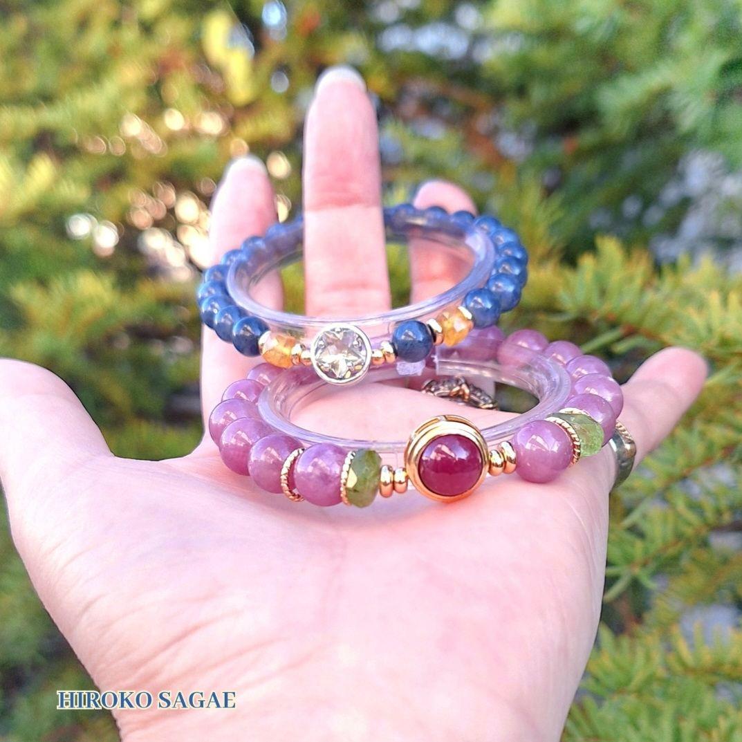 宝石質 リビアングラス イエローサファイア ブルーサファイア 宇宙 星 波動