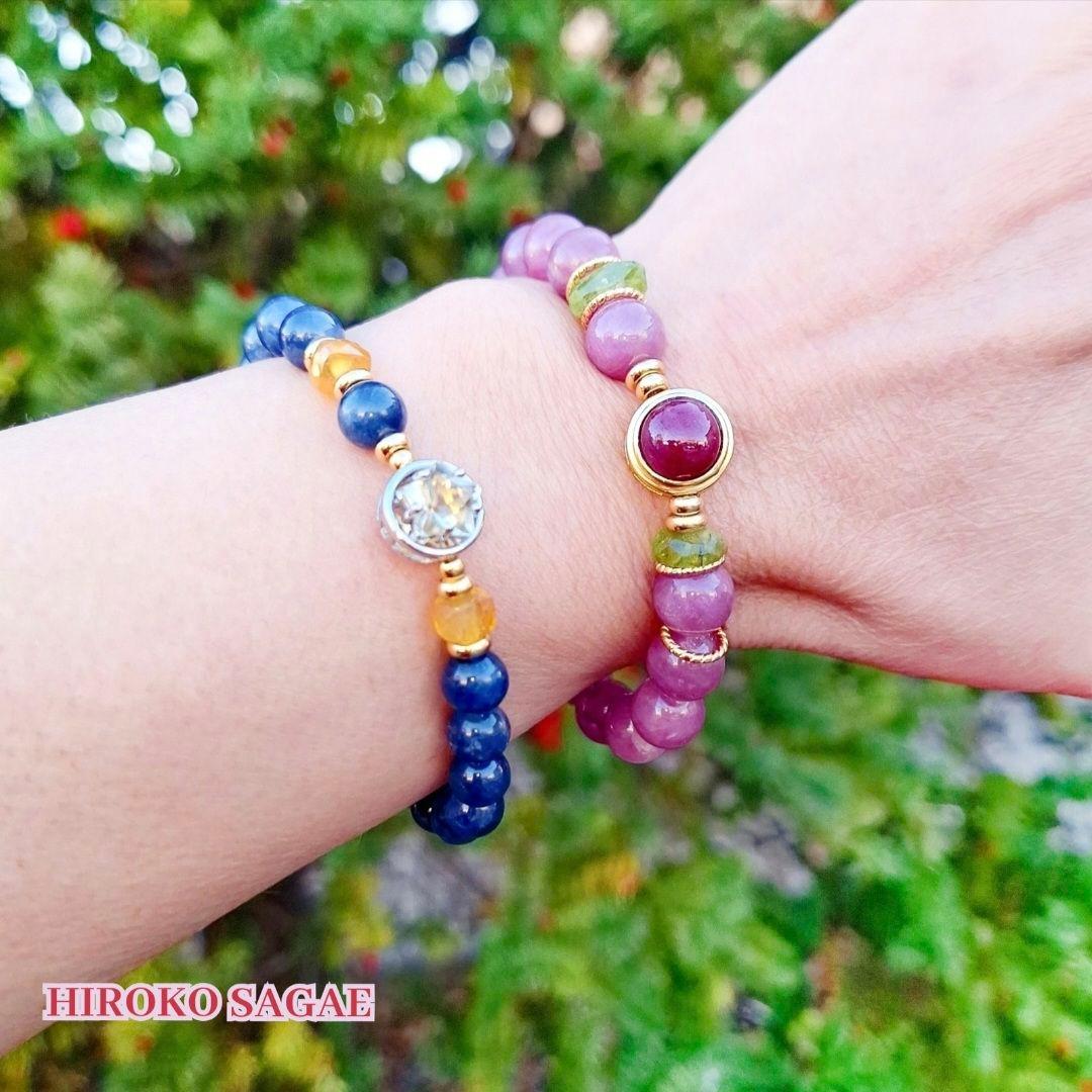 宝石質 リビアングラス イエローサファイア ブルーサファイア 宇宙 星 波動