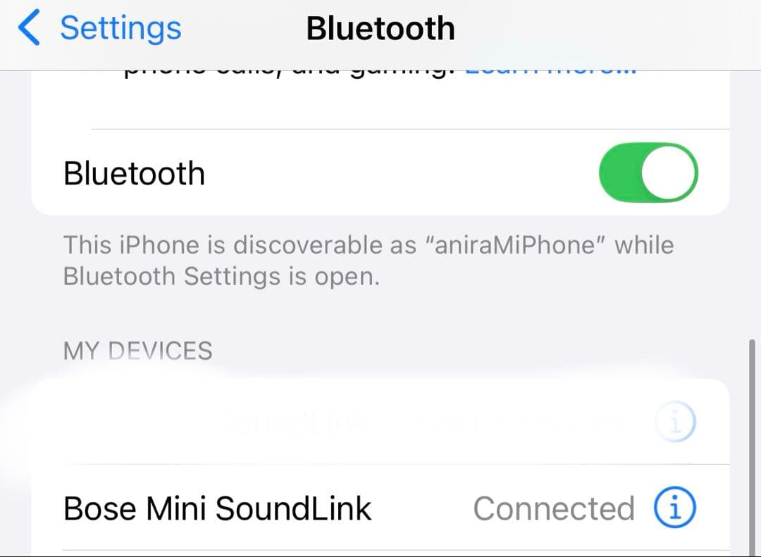【動作確認済み】 Bose SoundLink Mini/ Bluethooth