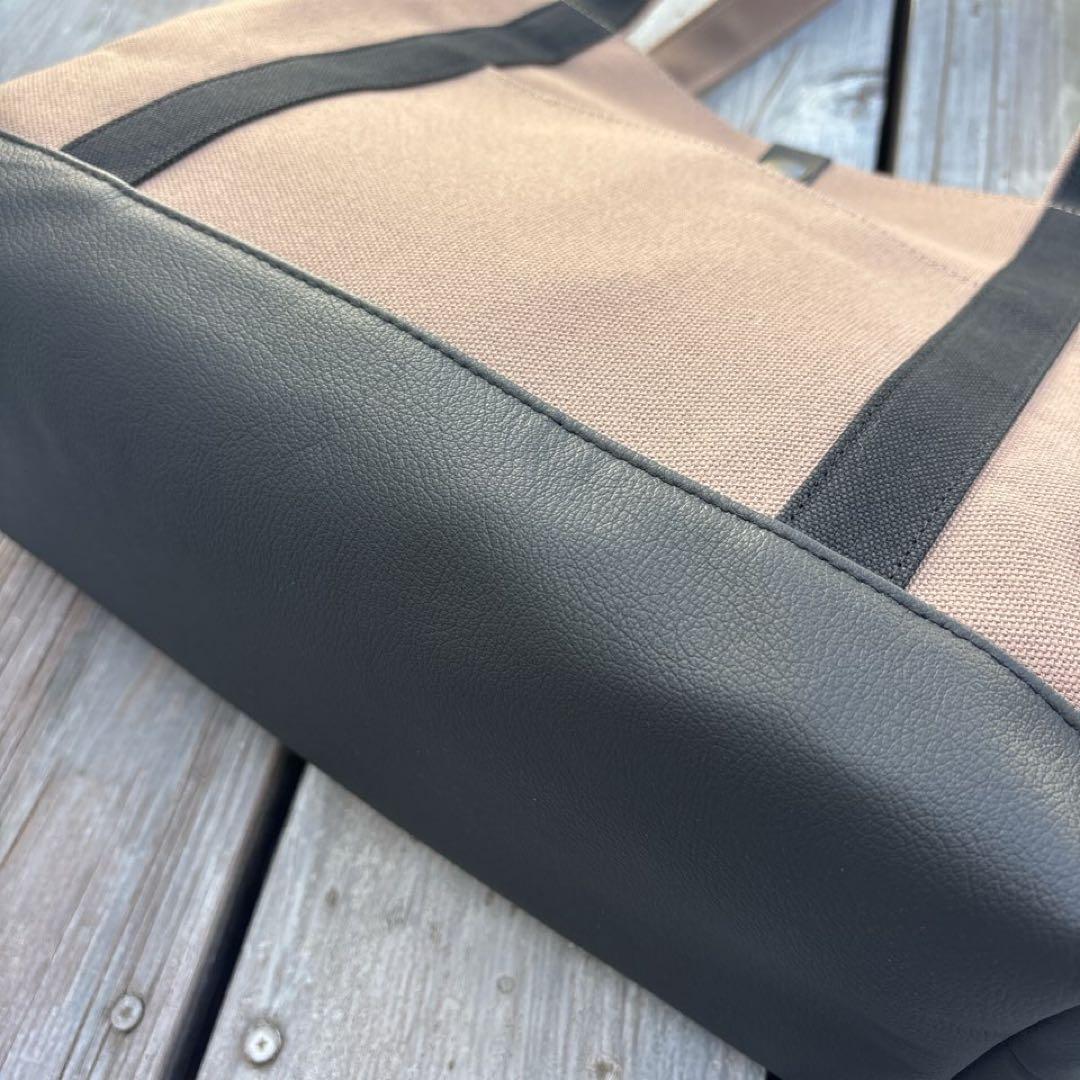 トートバッグLSワイド【倉敷帆布×本革】