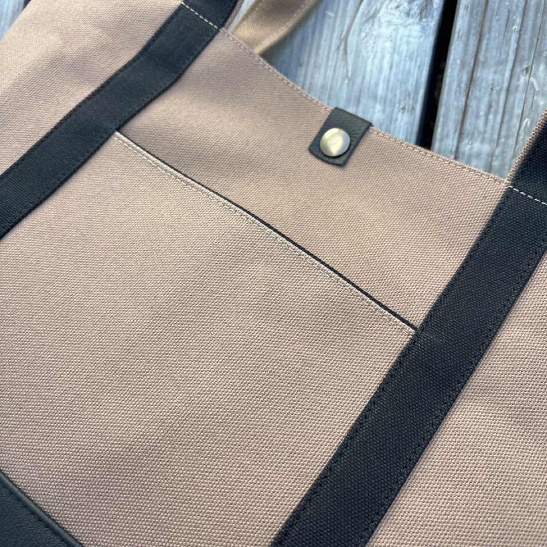 トートバッグLSワイド【倉敷帆布×本革】