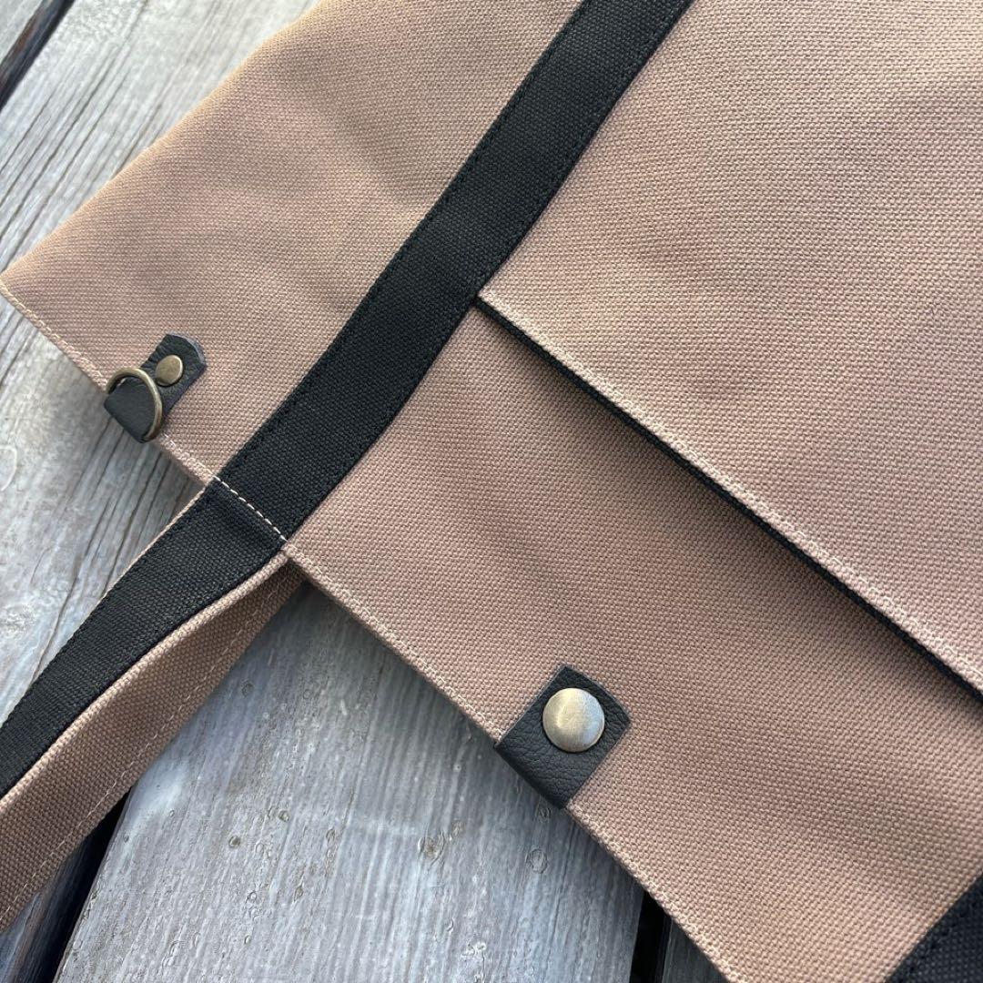 トートバッグLSワイド【倉敷帆布×本革】