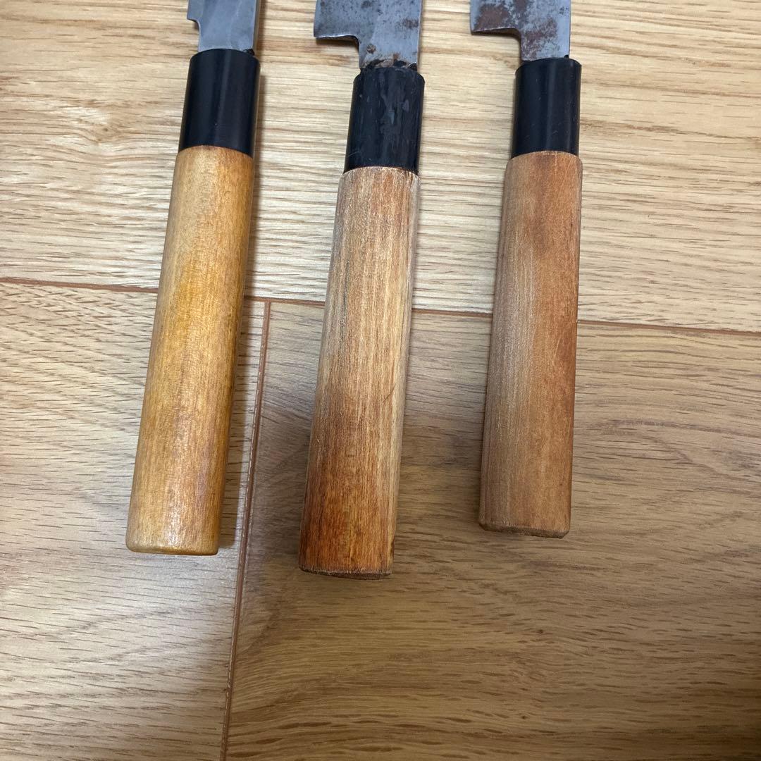 柳刃包丁 3本セット 正広作　特上　鋼製