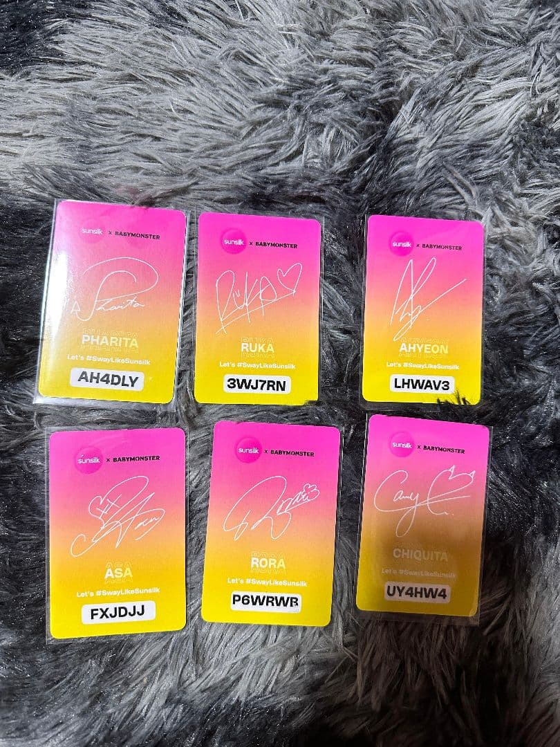 BABYMONSTER sunsilk official　1セット